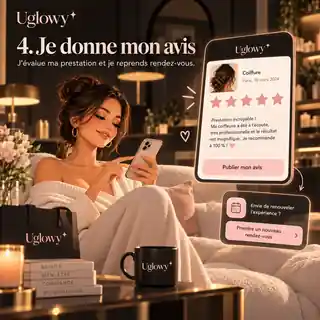 Une cliente donne son avis après son rendez-vous Uglowy